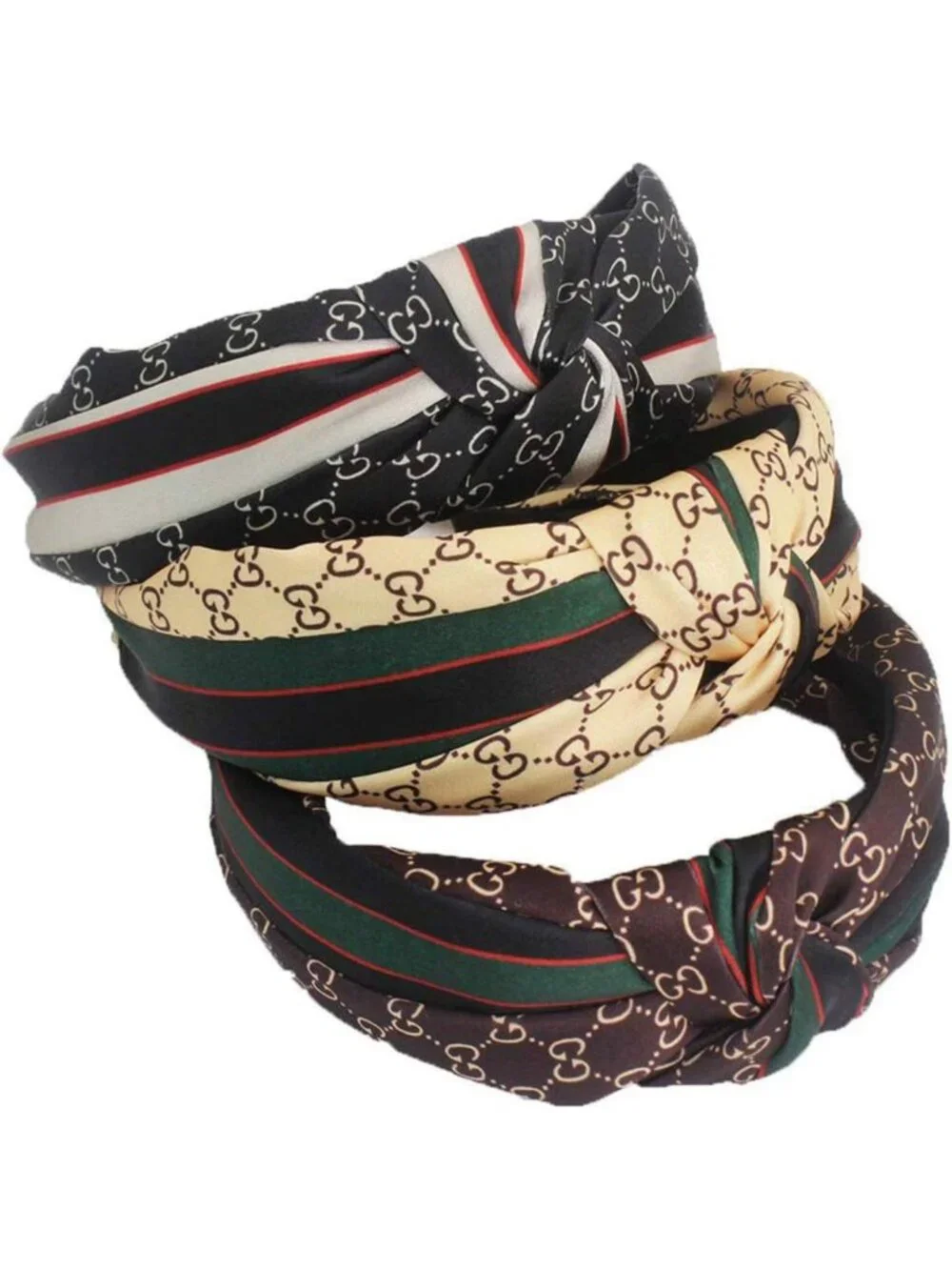 Classic 3-Pack Elastic Headbands - No Deformation, Stylish & Comfortable Fit